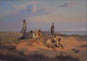 martinus rorbye, Men of Skagen a summer evening in fair wheather